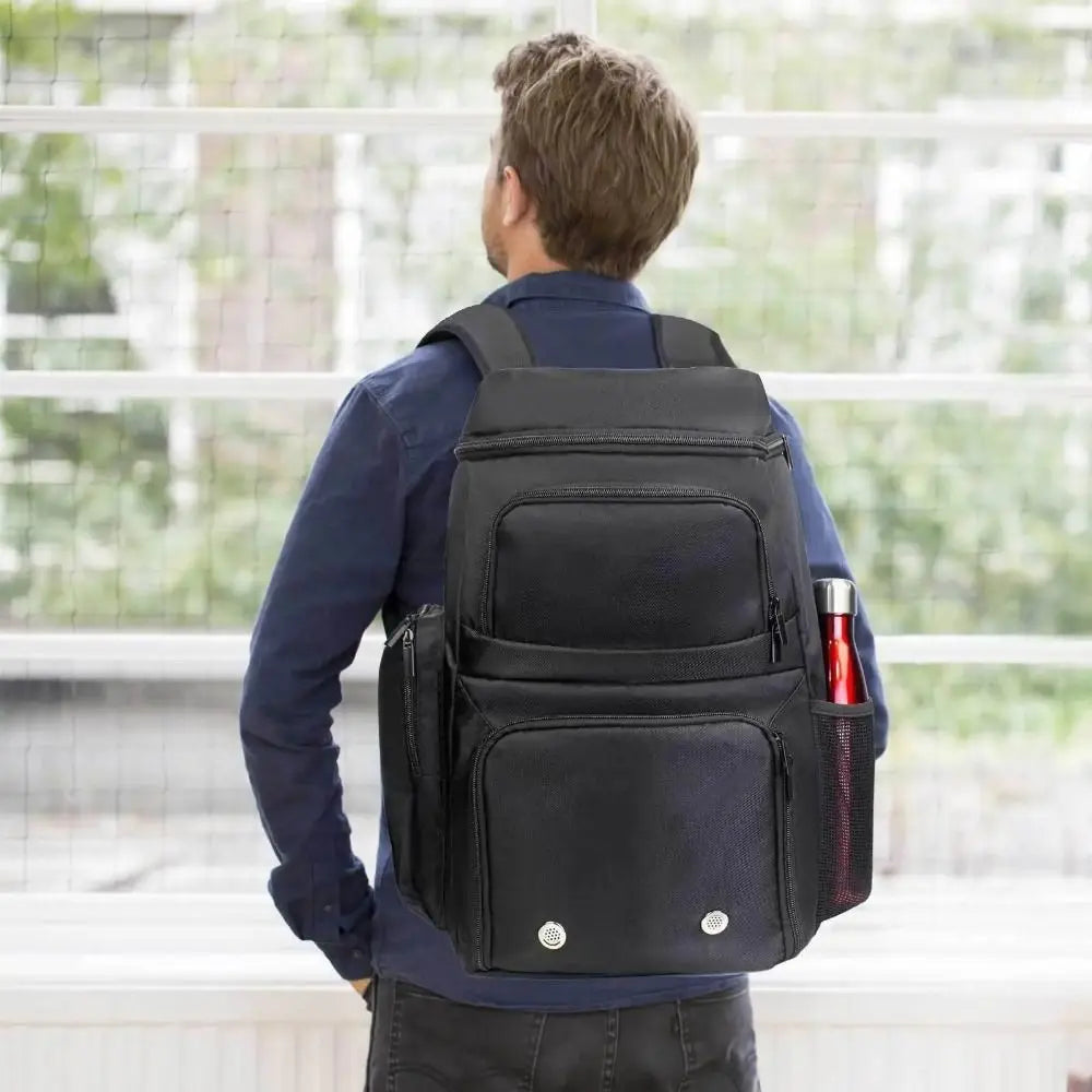 Large Capacity Pickleball Backpack Waterproof Breathable Pickleball Paddle Bag with Shoe Compartment Pickleball Shoulder Bag