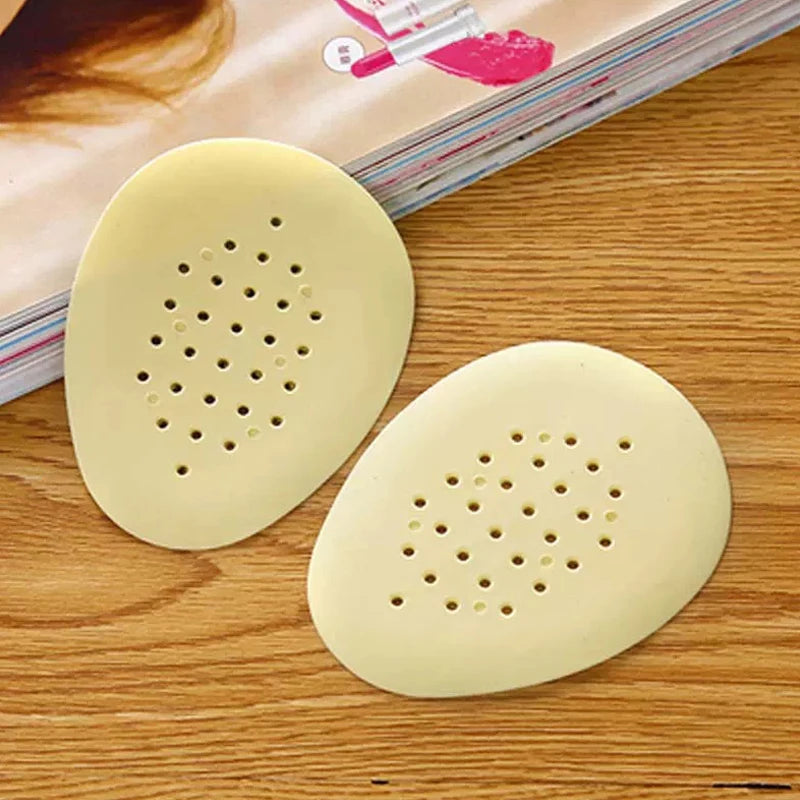 2pcs Forefoot Pads For Women High Heels Anti-slip Foot Care Shoe Pads Stickers Pain Relief Insert Insoles