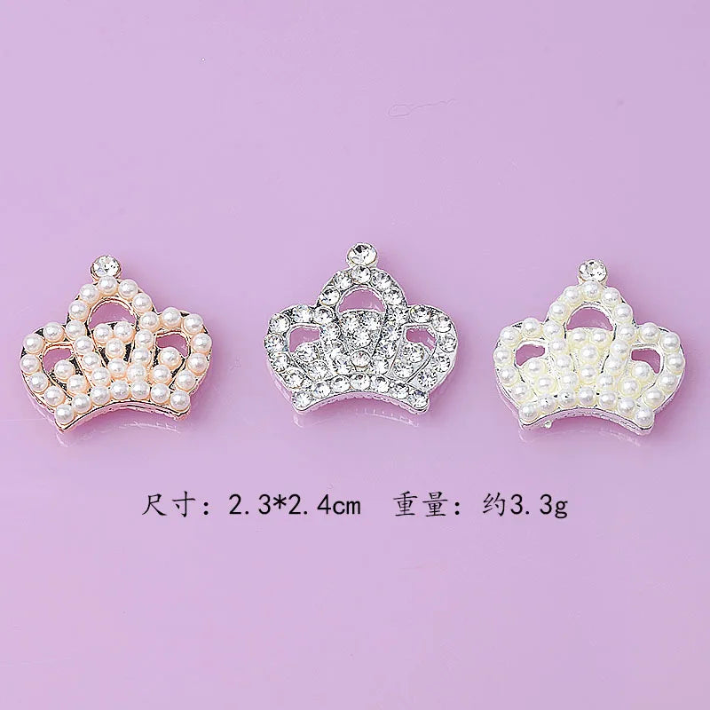 100 piece set flower plate crystal buckle crown water crystal pearl flower plate shoes and clothing bag headgear DIY jewelry