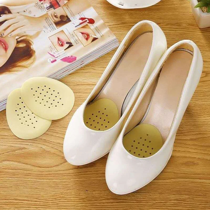 2pcs Forefoot Pads For Women High Heels Anti-slip Foot Care Shoe Pads Stickers Pain Relief Insert Insoles