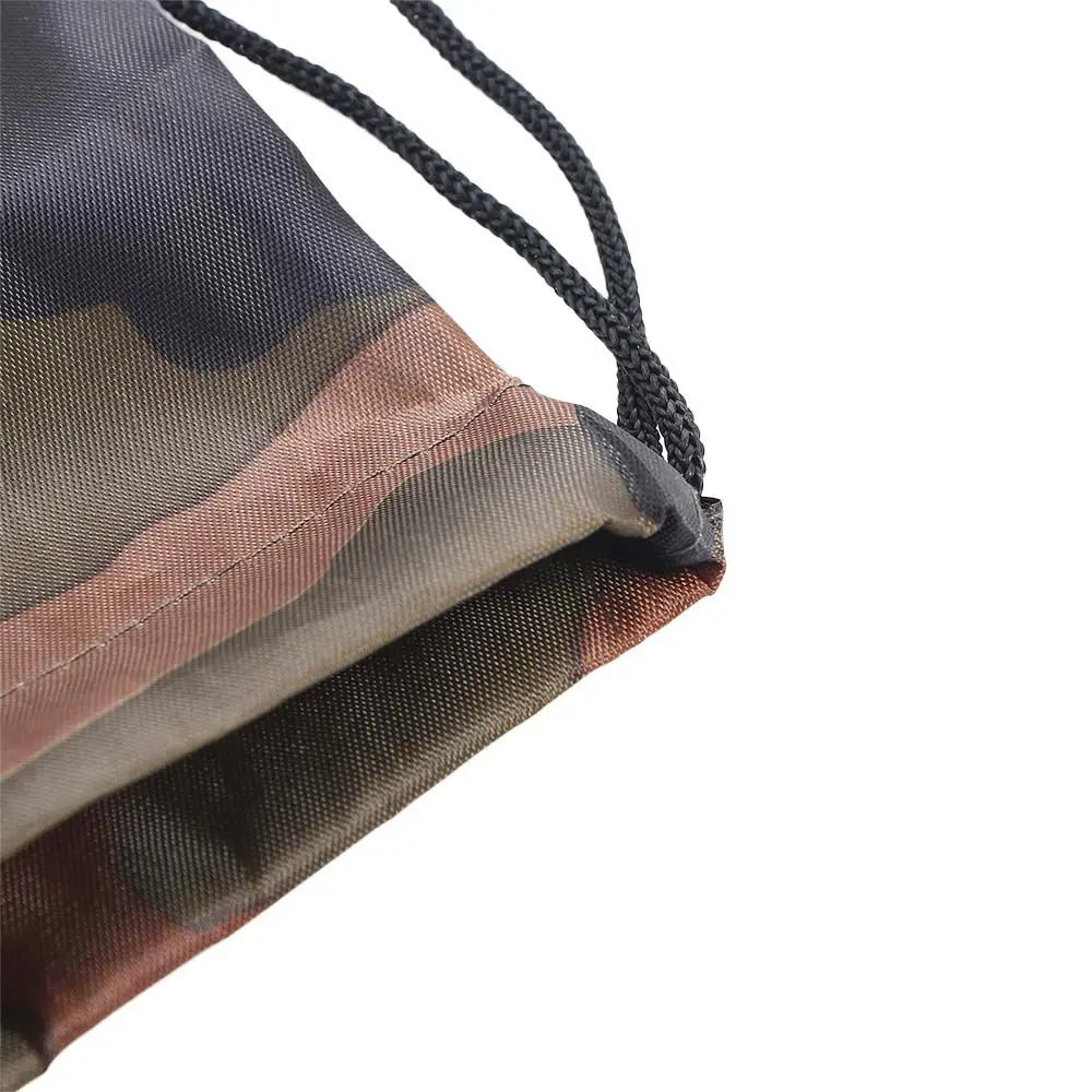 Small Outdoor Travel Shoes Clothes Storage Riding Gym Portable Sports Bag Oxford Bag Camouflage Drawstring Bag Backpack