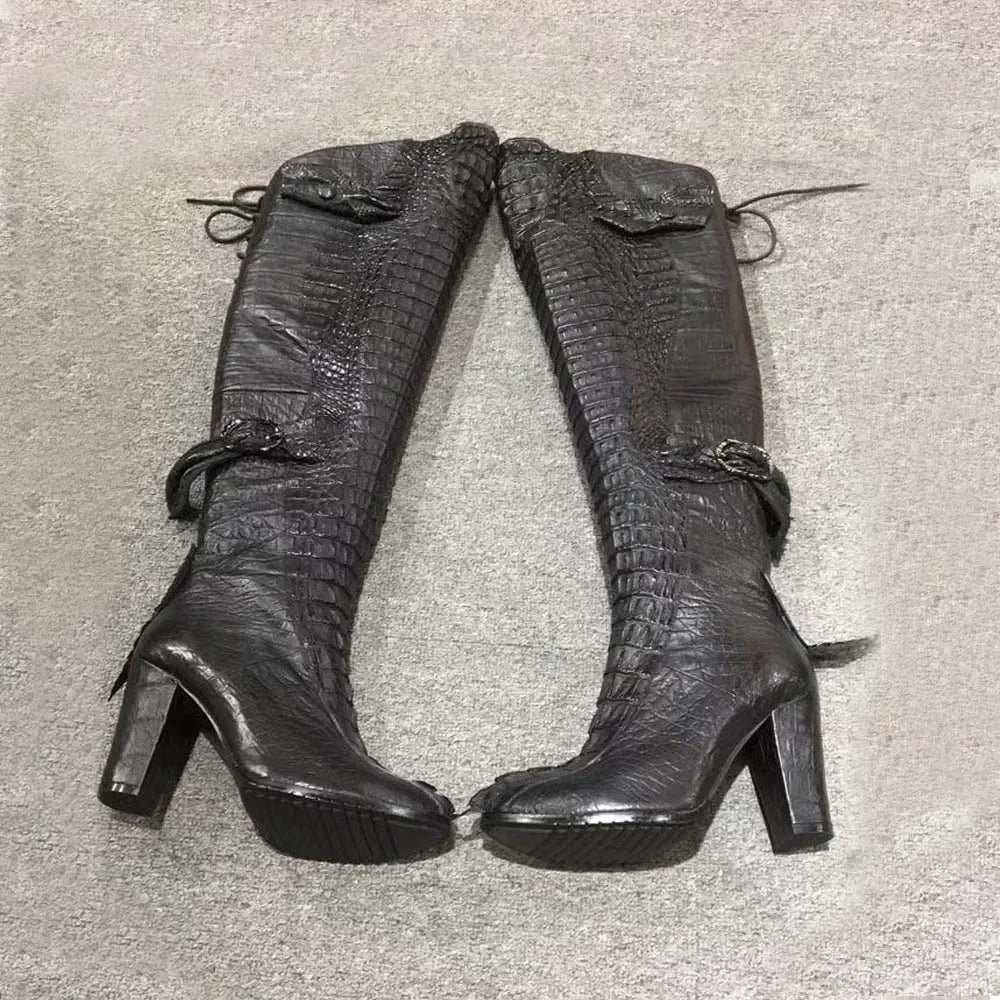 yingshang women ostrich leather boots female ostrich boots female ostrich shoes winter