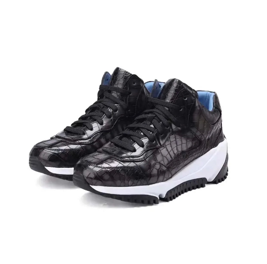 shenzhuangsanbao men crocodile shoes male leisure for male sports