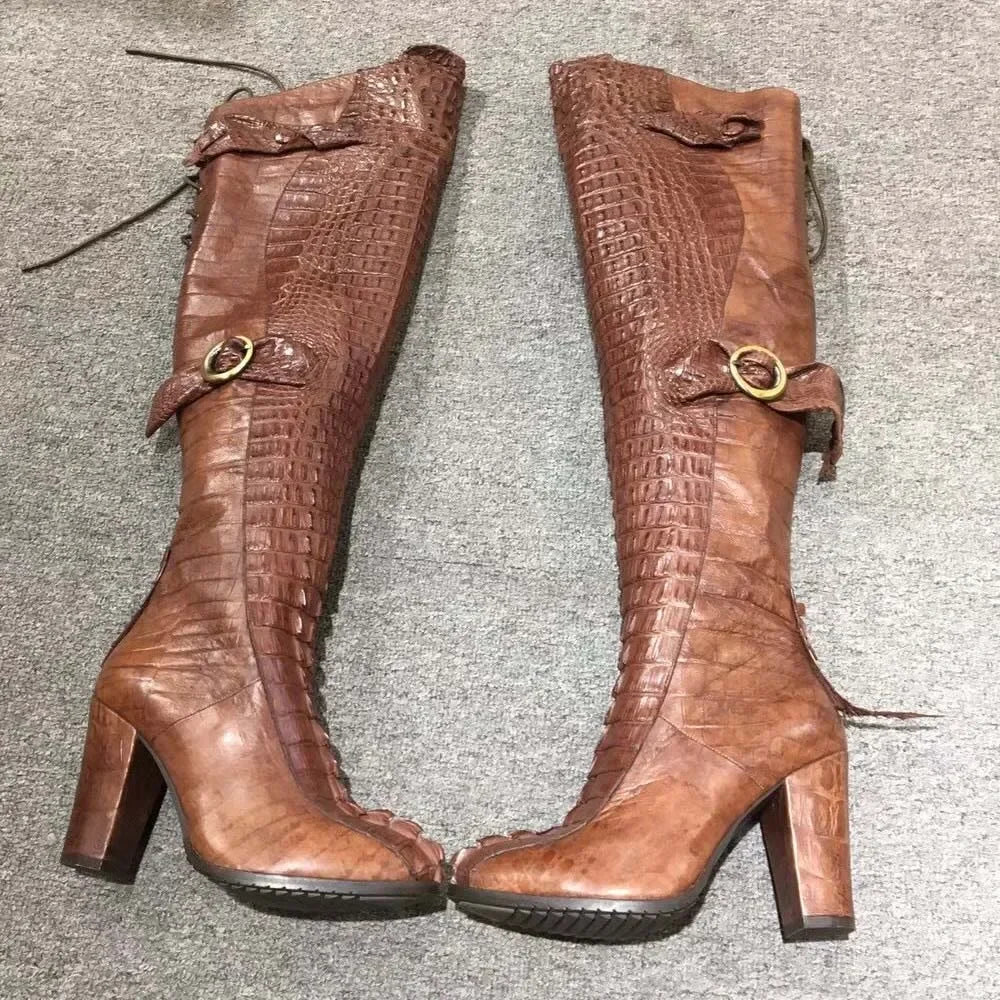 yingshang women ostrich leather boots female ostrich boots female ostrich shoes winter