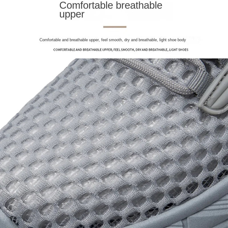 Oulylan Casual Comfort Non-slip Walking Footwear Summer Wear Resistant Sports Shoes New Men Lightweight Breathable Mesh Sneakers
