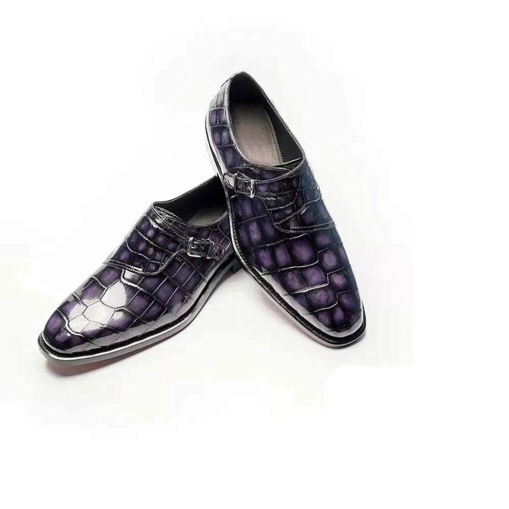 chue new men dress shoes male crocodile shoes