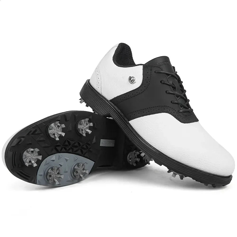 Professional Golf Shoes Men Spikes Golf Sneakers Outdoor Walking Training Comfortable Footwears for Golfers Non-Slip Luxury