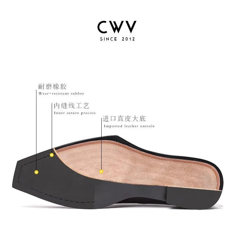 CWV men crocodile shoes