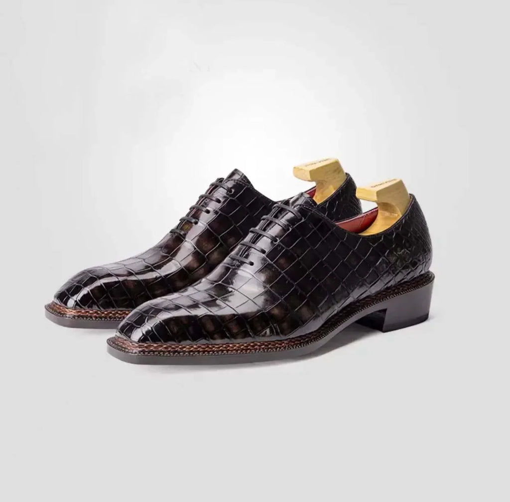 shenzhuangsanbao new arrival men dress shoes men formal shoes men crocodile shoes