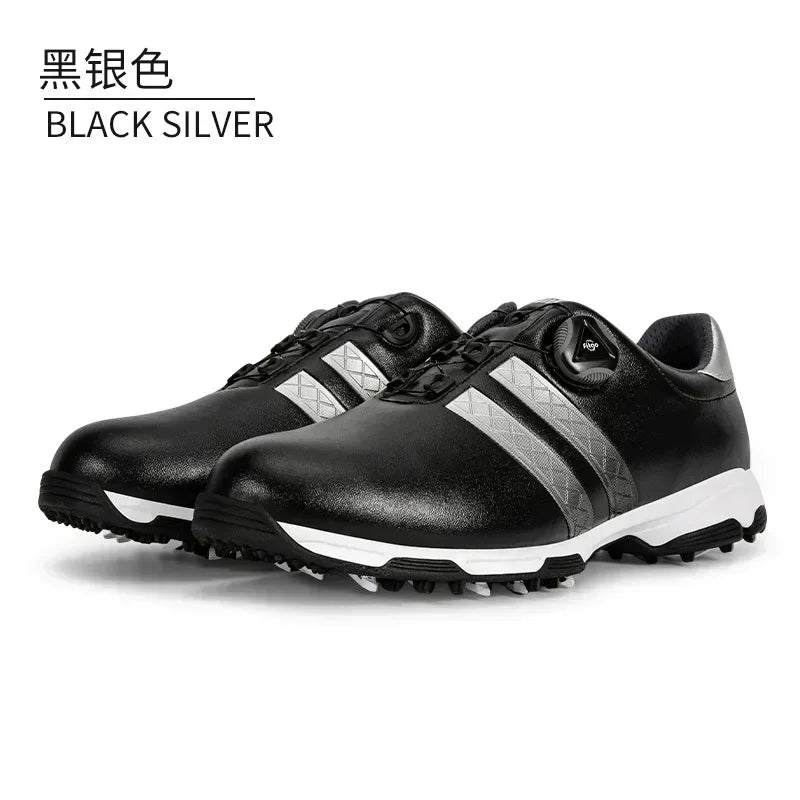 PGM Golf Shoes Men's Waterproof Shoes Anti-Slip New Rotary Laces Sneakers Men's Shoes