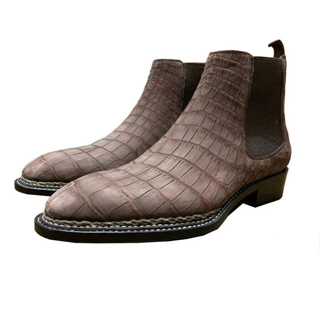 kexima men crocodile shoes men formal shoes men boots male boots winter