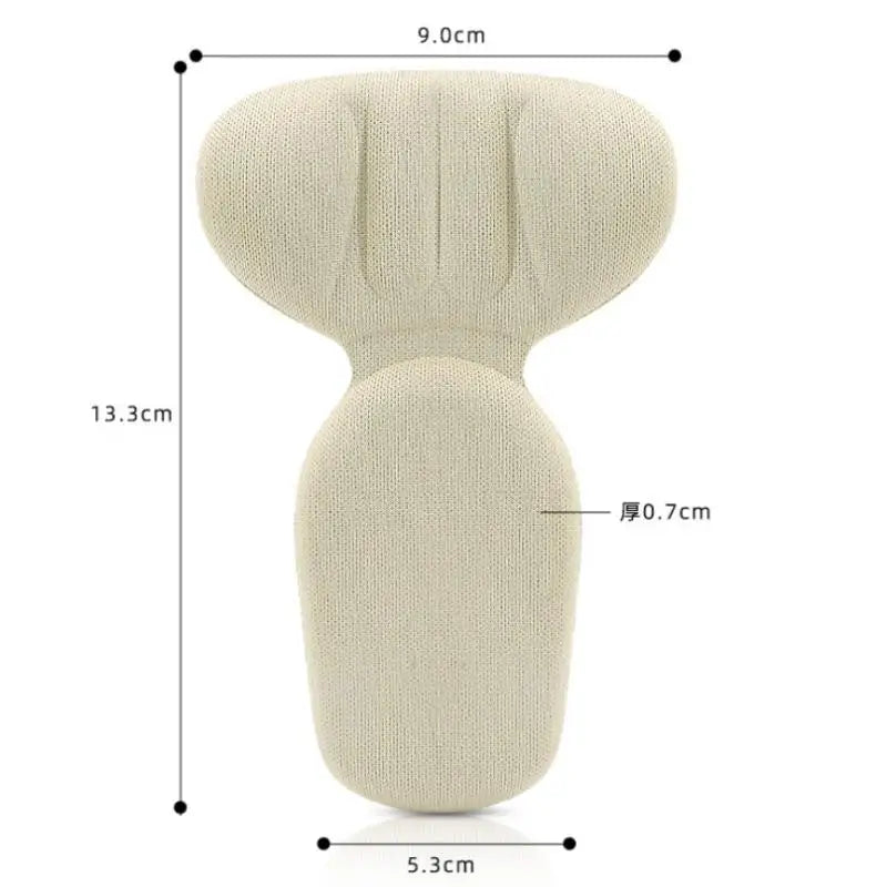 1 Pair Heel Inserts T-Shaped Shoe Foot Care Pad Heel Stickers Sneakers Heel Protection Pads Shoe Size Reducer Half Cushion