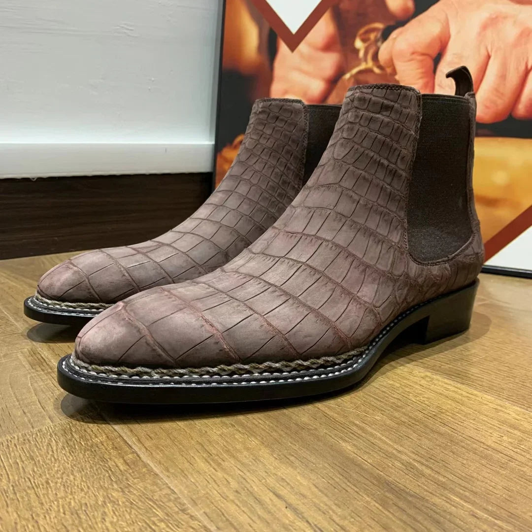 kexima men crocodile shoes men formal shoes men boots male boots winter