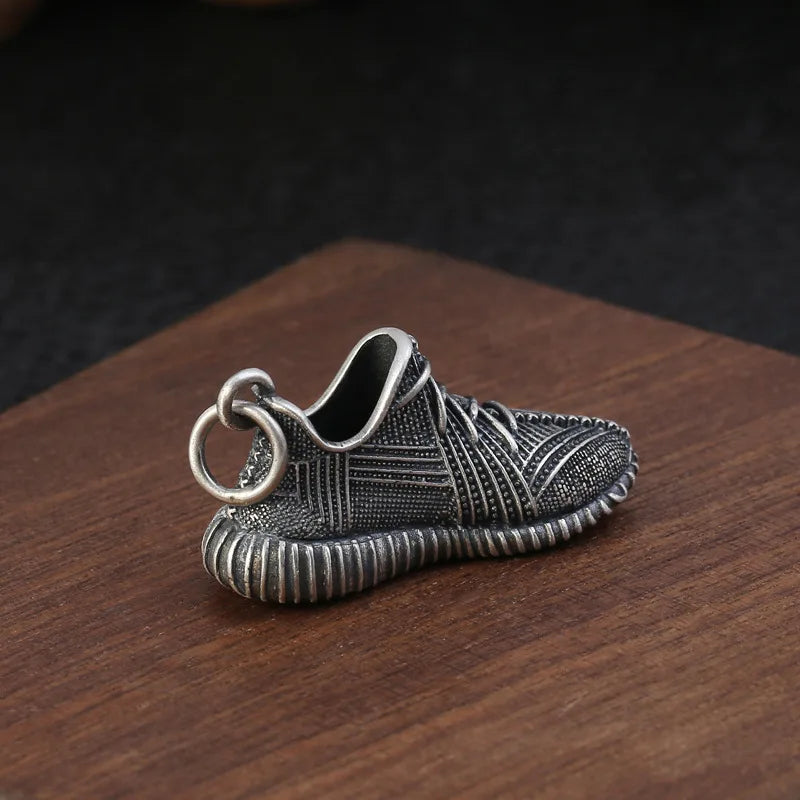 925 sterling silver stylish trendy coconut shoe pendant men thai silver fashionsense of design necklace pendant