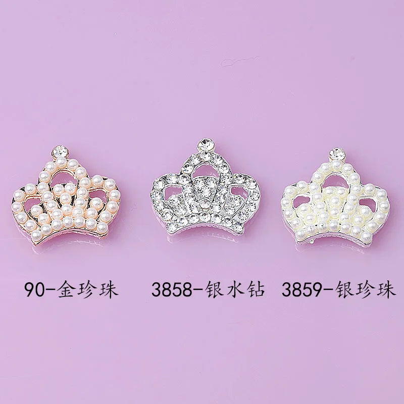 100 piece set flower plate crystal buckle crown water crystal pearl flower plate shoes and clothing bag headgear DIY jewelry
