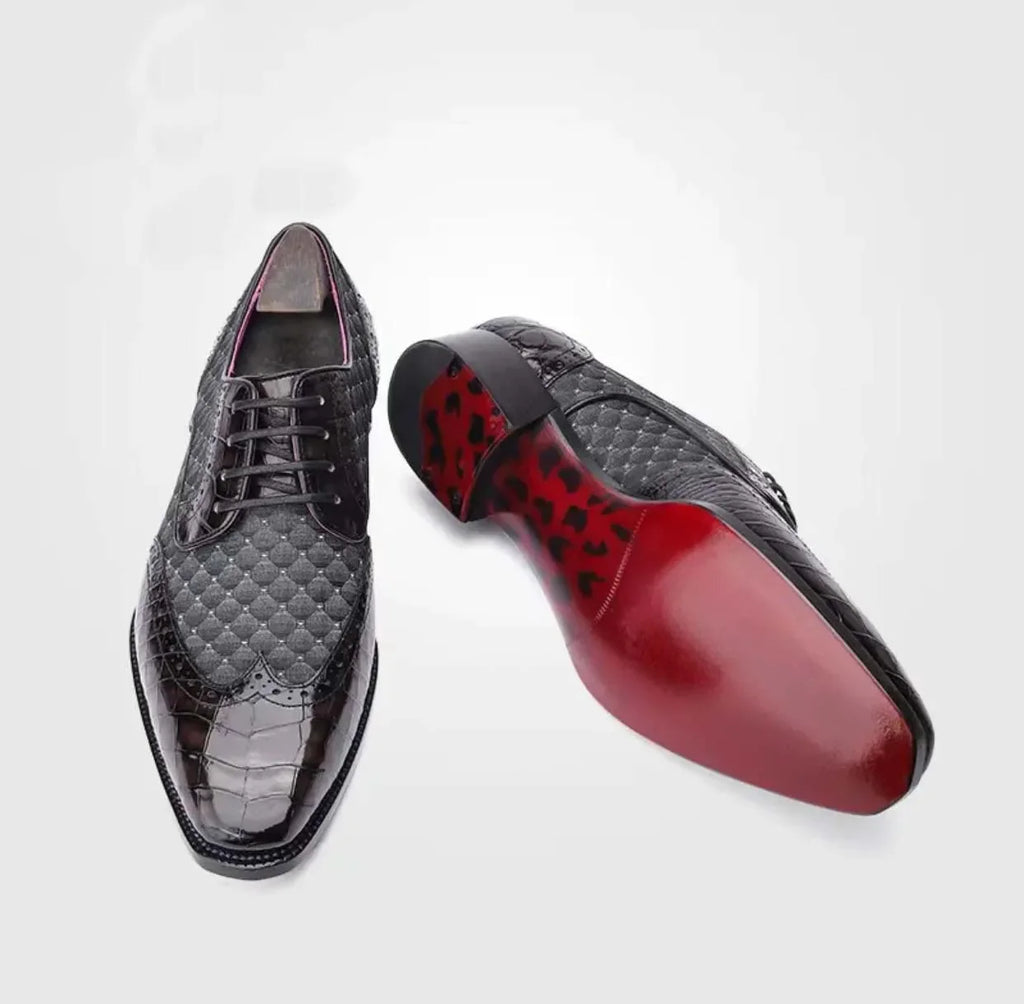 shenzhuansanbao new arrival men dress shoes male formal shoes men crocodile shoes