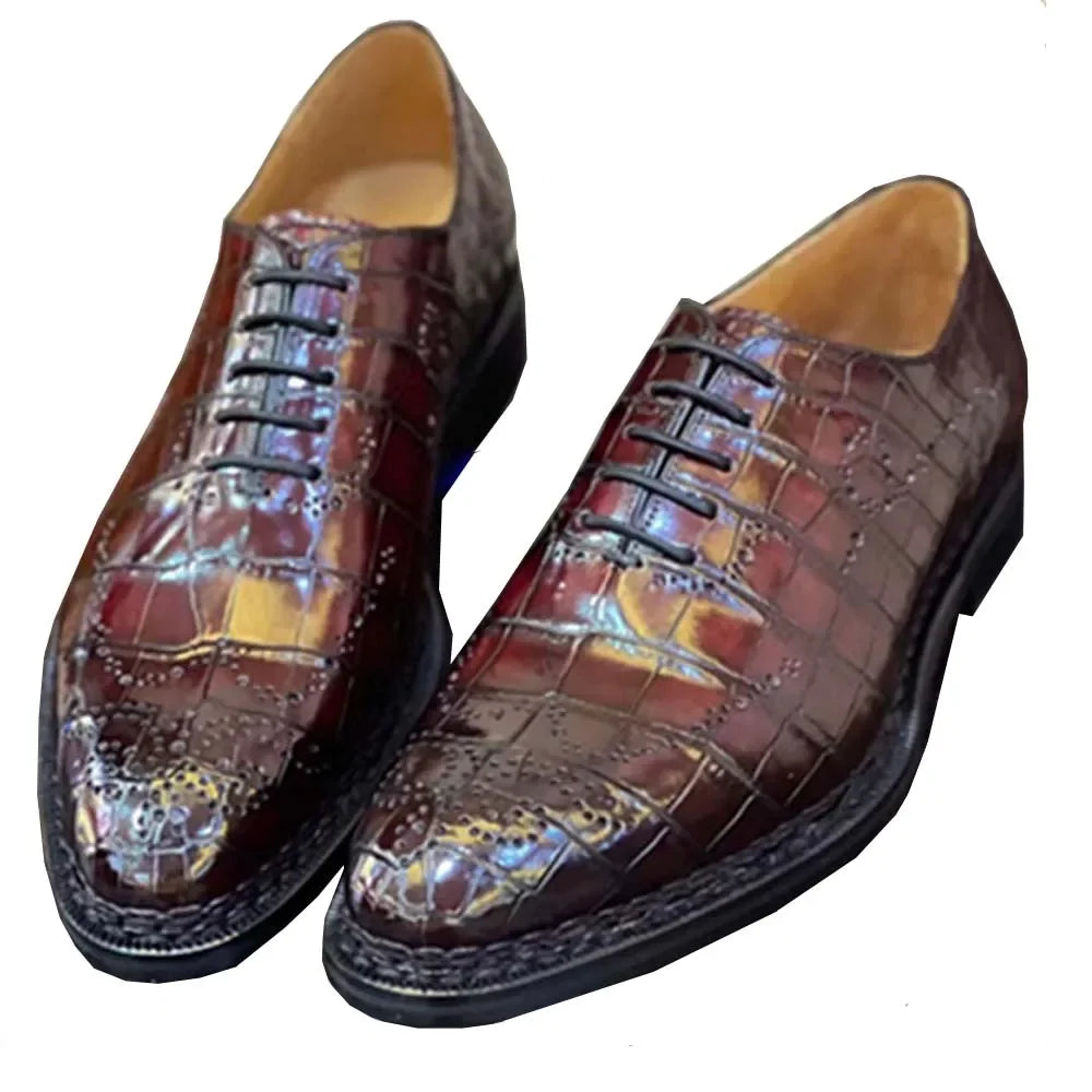 leimanxiniu Crocodile Men formal shoes handmade men shoe for male