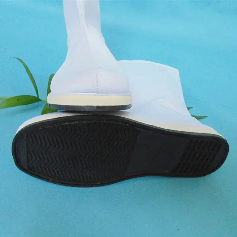 Chinese Traditional Hanfu Bow Boots for Men&Women Cloth Boots Hanfu Shoes Couples Black Hanfu Soap Boots for Men Women 33-44