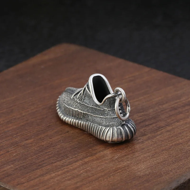 925 sterling silver stylish trendy coconut shoe pendant men thai silver fashionsense of design necklace pendant