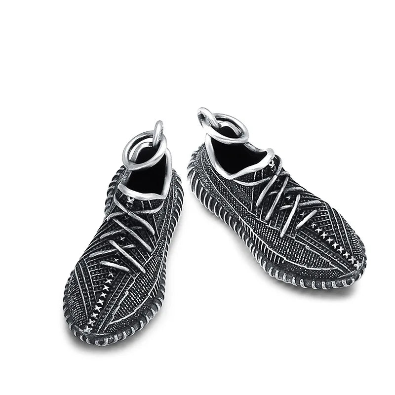925 sterling silver stylish trendy coconut shoe pendant men thai silver fashionsense of design necklace pendant