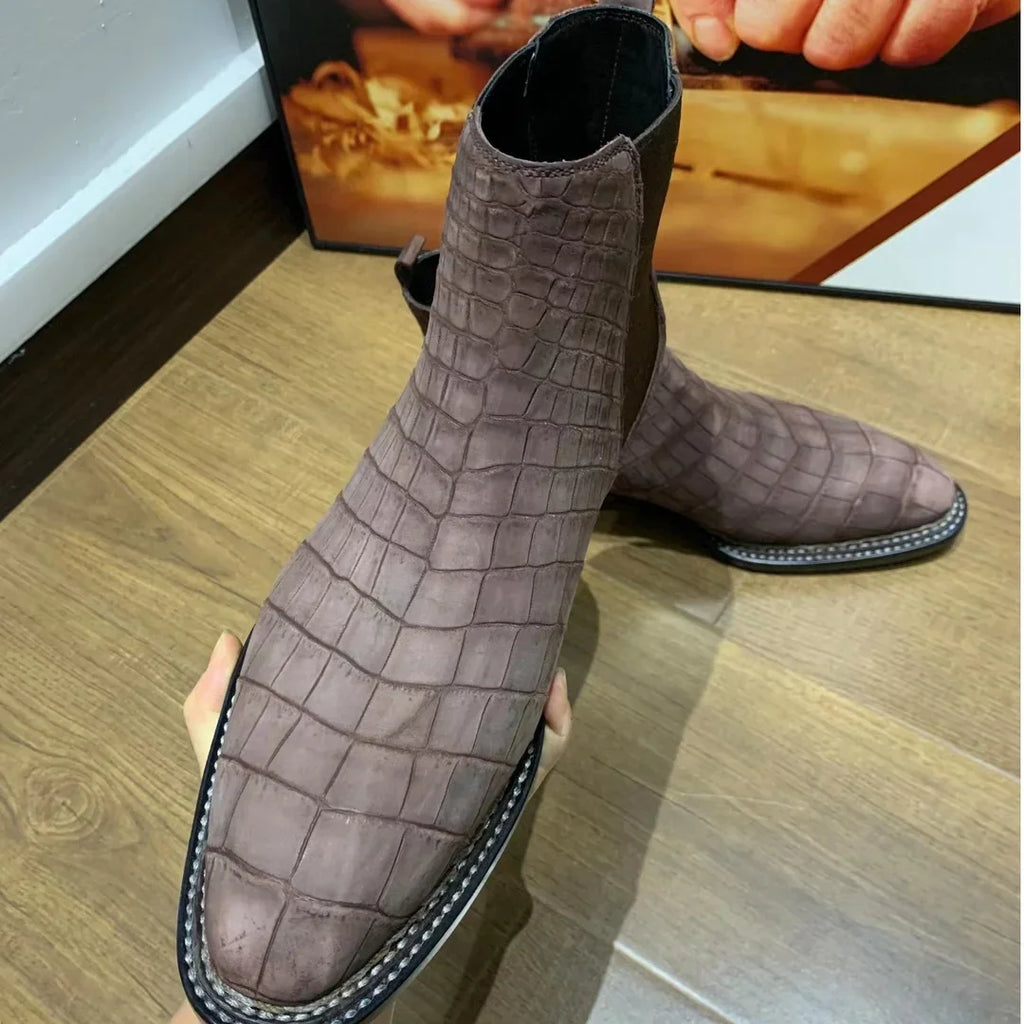 kexima men crocodile shoes men formal shoes men boots male boots winter