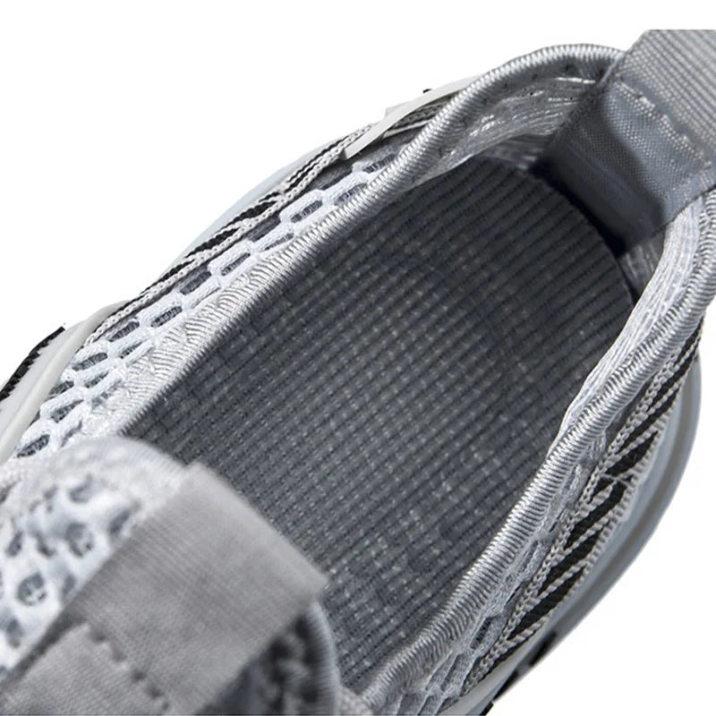 Oulylan Casual Comfort Non-slip Walking Footwear Summer Wear Resistant Sports Shoes New Men Lightweight Breathable Mesh Sneakers
