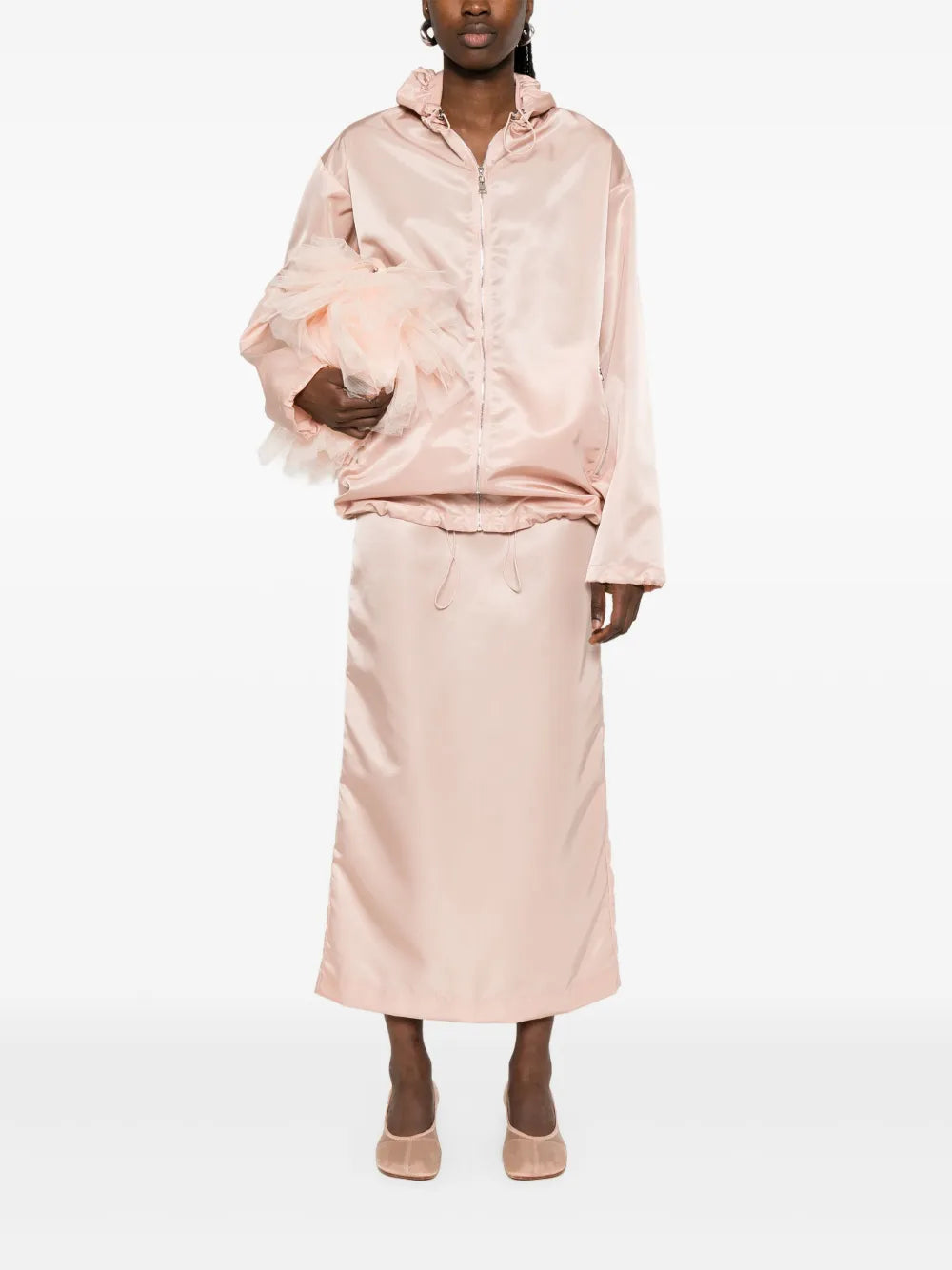 A.M.G. hooded jacket